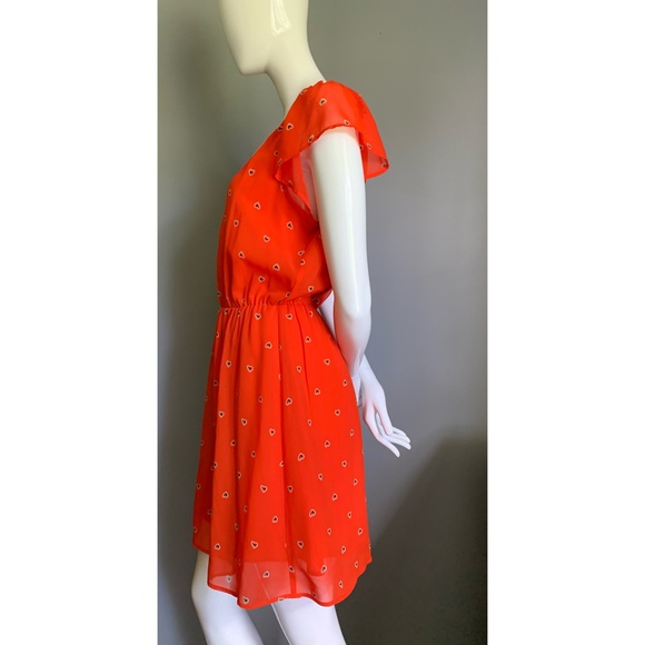 Maison Jules : flutter sleeve heart print dress - Picture 6 of 11